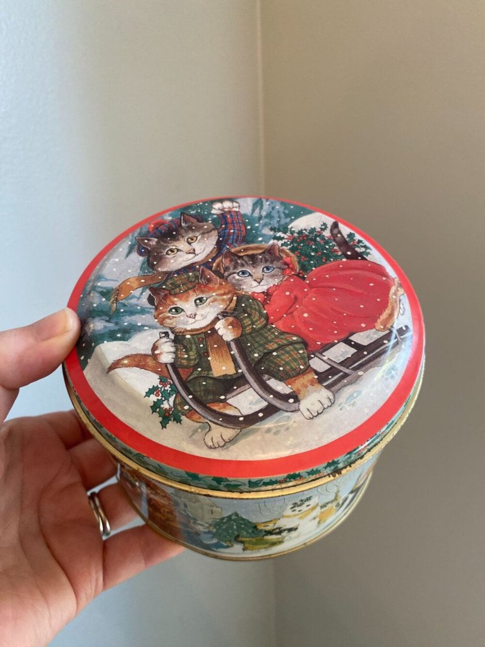 Bentley's Susan Herbert Christmas Cat Illustration Can Made in Great Britain 199